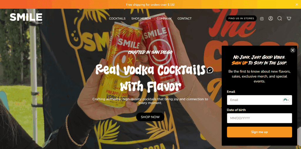 The Smile Spirits homepage