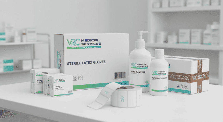 VRC Medical Services brand identity