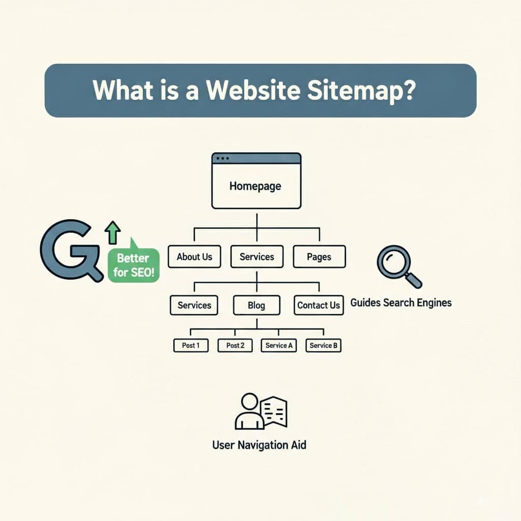 What is a website sitemap - Infographic