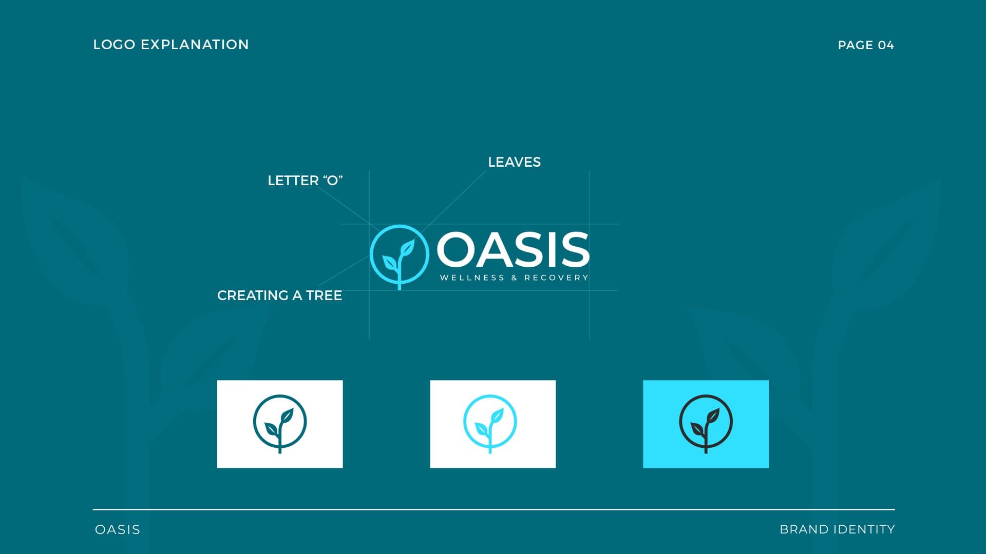 The Oasis brand guide: how the logo is built